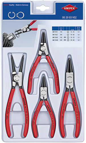 Knipex Låseringstænger-sæt 4 dele - 1