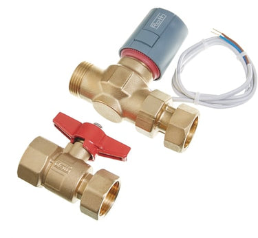 Roth zonereguleringssæt med 230 V motor 1" - 1