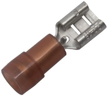 Isol. spademuffe A1505FLS8 0,5-1,5mm² 4,8x0,8 Rød - 1