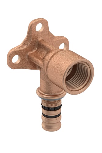 Geberit Mepla tilslutningsvinkel 90° d=16 mm Rp=1/2" L=5,2 cm - 1