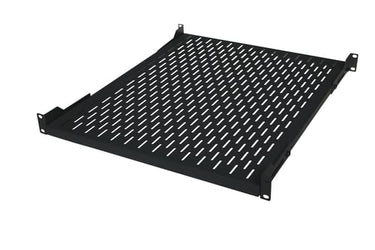 Fast hylde 19" 4 punkt D=450-800 sort - 1