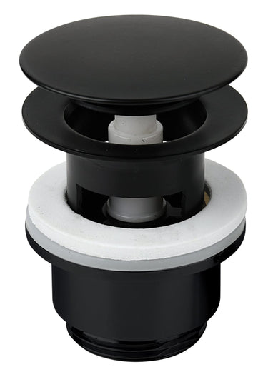 Damixa bundventil komplet Ø63mm klik mat sort - 1