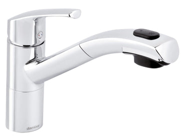 Damixa Rowan køkkenarmatur 228mm m/udtræk forkr - 1