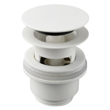 Damxia bundventil komplet Ø63mm klik mat hvid - 1