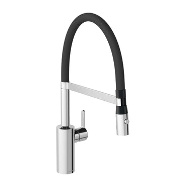 Damixa Silhouet Pro køkkenarmatur 223mm m/flex tud forkromet - 1