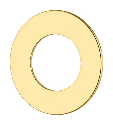 Damixa underlagsskive 2mm Ø35-65mm børstet messing - 1