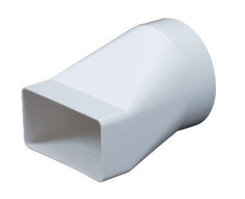 Rund Ø125 muffe til flad 75x150 mm - 1