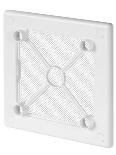 UNITE Ramme front hvid for system + paneler med insekt-net til passiv ventilation - 1
