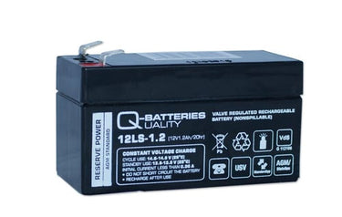 Q-Batteries 12V-1,2Ah blybatteri 97X43X52 - 1