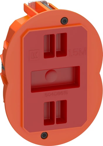 LK FUGA Air Slim forfradåse 1,5 modul orange - 1