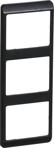 OPUS 66 ramme kombi 3 modul lodret koksgrå - 1