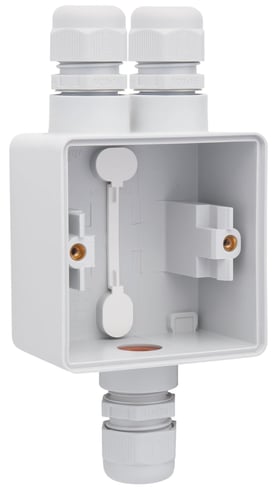 Underlag 1-modul 3x M20 IP55 grå - 1