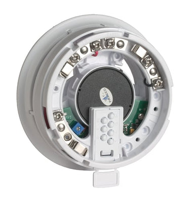 Sokkel (ESI-10) med lydgiver 70-85dB til Essentia/Intellia detektor/blitz. Anvendes med og forsynes fra ALCx sløjfekort u/isolator - 1