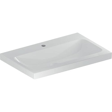 Geberit iCon Light håndvask t/møbel 750 x 480 mm hvid porcelæn - 1