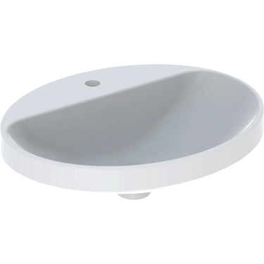 Geberit Variform håndvask 550x450x178mm nedf hvid porcelæn - 1