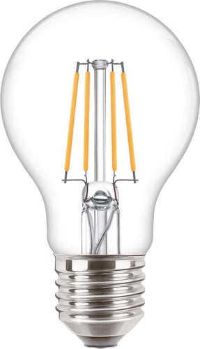 Philips CorePro LED Standard 4,3W (40W) E27 A60 827 Klar Glas - 1