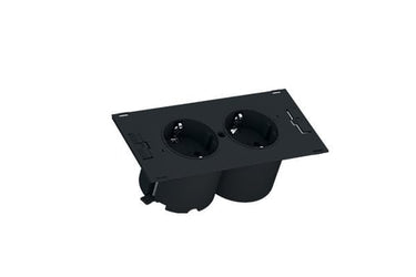 DUE dobbelt el udtag 2 x Schuko - 1