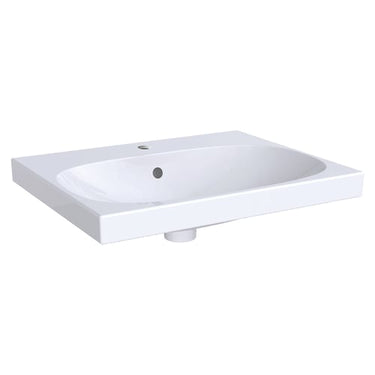 Geberit Acanto håndvask 600x170x482mm t/møbel/bolt hvid porcelæn - 1