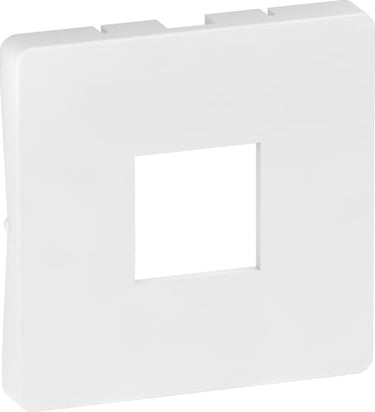 LK FUGA afdækning for Telefonudtag modular Jack 6/6 RJ11 med skæreklemme 1 modul hvid - 1