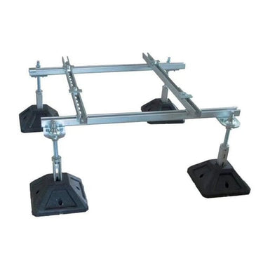 Kraftig jord stativ for varmepumpe 1000x1200x295/395 Stål - 1