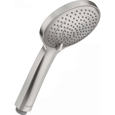 Duravit håndbruser Ø110mm børstet stål - 1