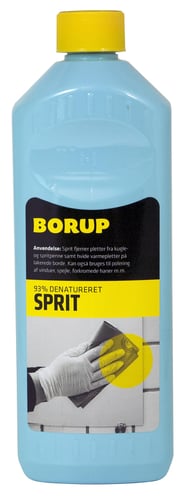 Husholdningssprit denatureret 93% 1/2 L - 1