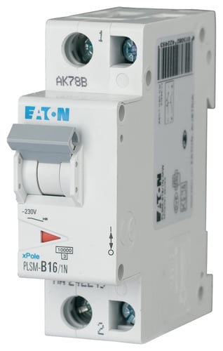 Automatsikring 16A 1P+N C 1,5M 10KA - 1