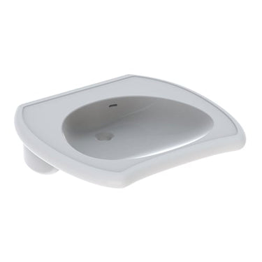 Geberit Vitalis håndvask 650x600x150mm t/bolte hvid porcelæn KeraTect 636497630 - 1