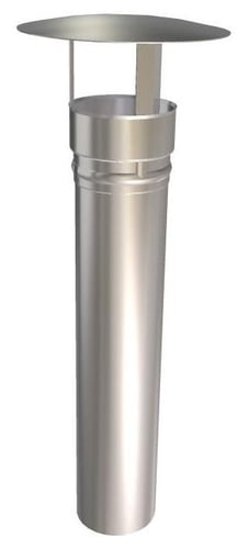 Metalbestos Omega skorstenshætte til stålforing Ø80 mm - 1
