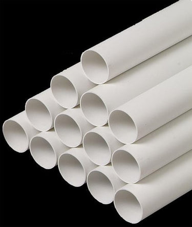 Rør 2 m ø51mm hvid plast hobby/prof - 1