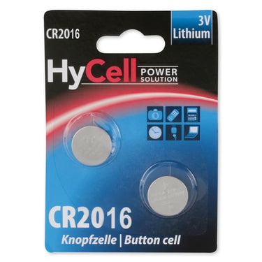 Batteri CR2016 K2 3V lithium knapcelle - 1