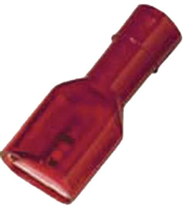 Fuld isoleret spademuffe rød 2,8x0,5 0,5-1mm² - 1