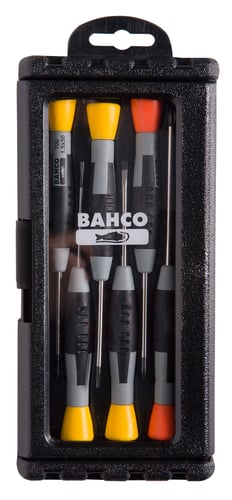 Bahco Præcisions skruetrækkersæt 6 dele sl+ph - 1
