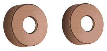 Damixa rosetter 3/4" Ø75 mm børstet kobber - 1