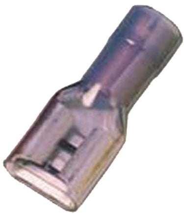 Fuld isoleret spademuffe blå 6,3x0,8 1,5-2,5mm² - 1