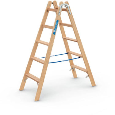 Wienerstige træ dybe trin 2 x 5 trin 1,45 m - 1