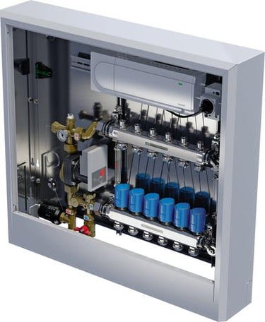 Uponor Comfort Port installationsskab 2 kredse - 1