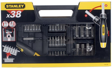Stanley multi bits skruetrækker sæt 40 dele - 1