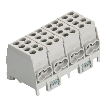 HLAK Klemme 25-4/8 gr-S AL/CU Grå - 1