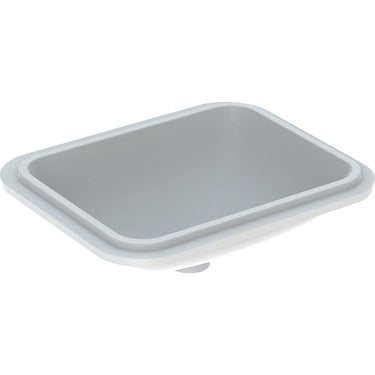 Geberit Variform håndvask 600x450x178mm underlim hvid porcelæn KeraTect - 1