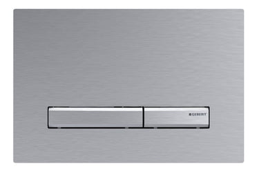 Geberit Sigma50 betjeningsplade zink/bør krom - 1