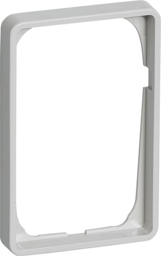 FUGA ramme Baseline 50 1,5 modul lysegrå - 1