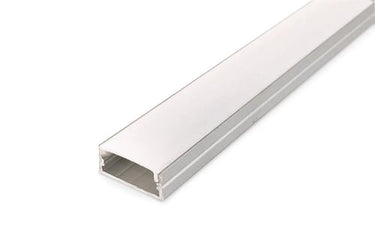 Alu profil 12 med opal cover - 2,5 m - 1