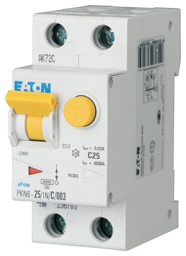 Kombiafbryder 10A 1P+N C 300mA 2M 6KA (PFI type A)) - 1