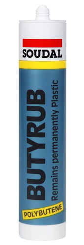 Soudal Butyrub Syntetisk Fuge grå 290ml - 1