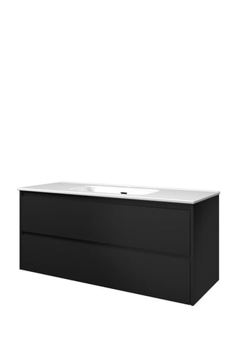 Sanibell Proline grebsfri møbelsæt 120x46 cm matsort - 1