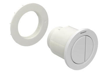 Geberit Omega01 betjeningsplade til gips hvid - 1