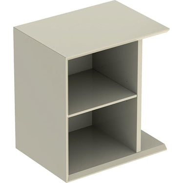 Geberit Icon sideskab 370 x 273 x 400 mm sandgrå højkomprimeret trelags-spånplade lakeret blankpoleret - 1