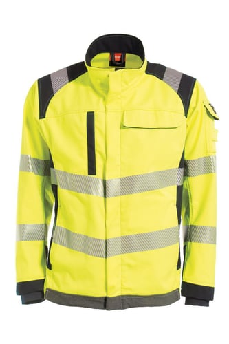 FR Softshell jakke 514595 Gul/Marine 2XL - 1