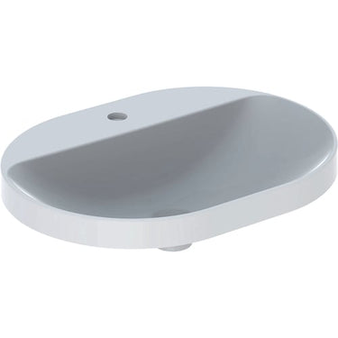 Geberit Variform håndvask 600x450x178mm nedf hvid porcelæn KeraTect - 1